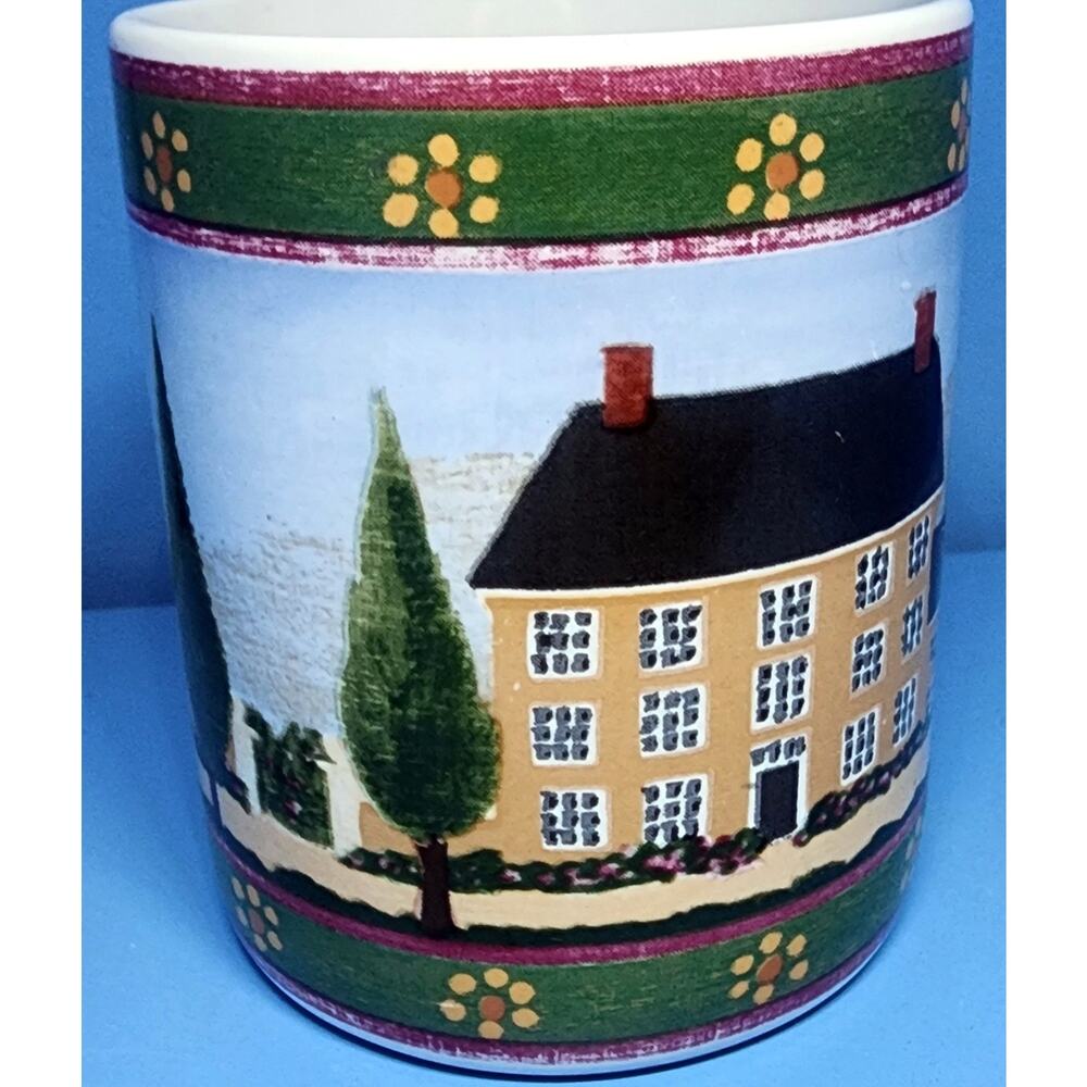 1995 "Spring" Block Gear Country Village Seasonal Mug 4 Inches High See Desc.